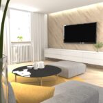 Návrh obývacího pokoje, on-line zadání , foto stávající stav a 3D návrh daného prostoru